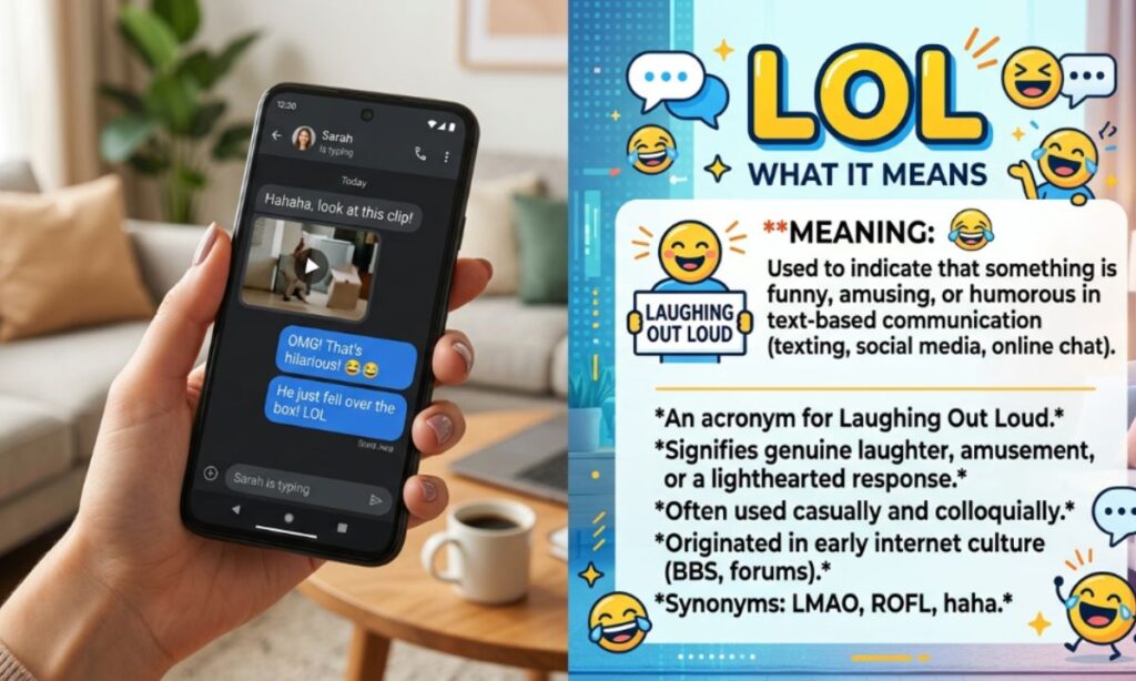 LOL Meaning in Text + Definition