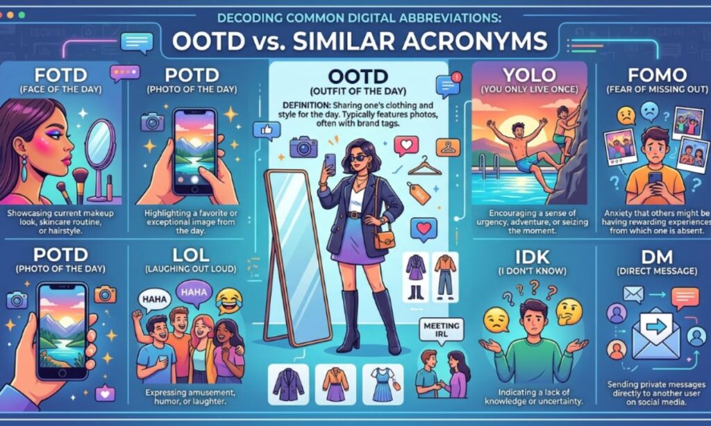 OOTD vs Similar Texting Abbreviations