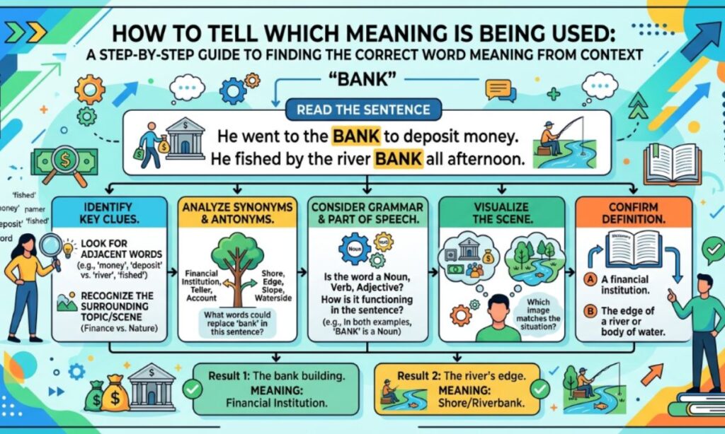 How to Tell Which Meaning Is Being Used