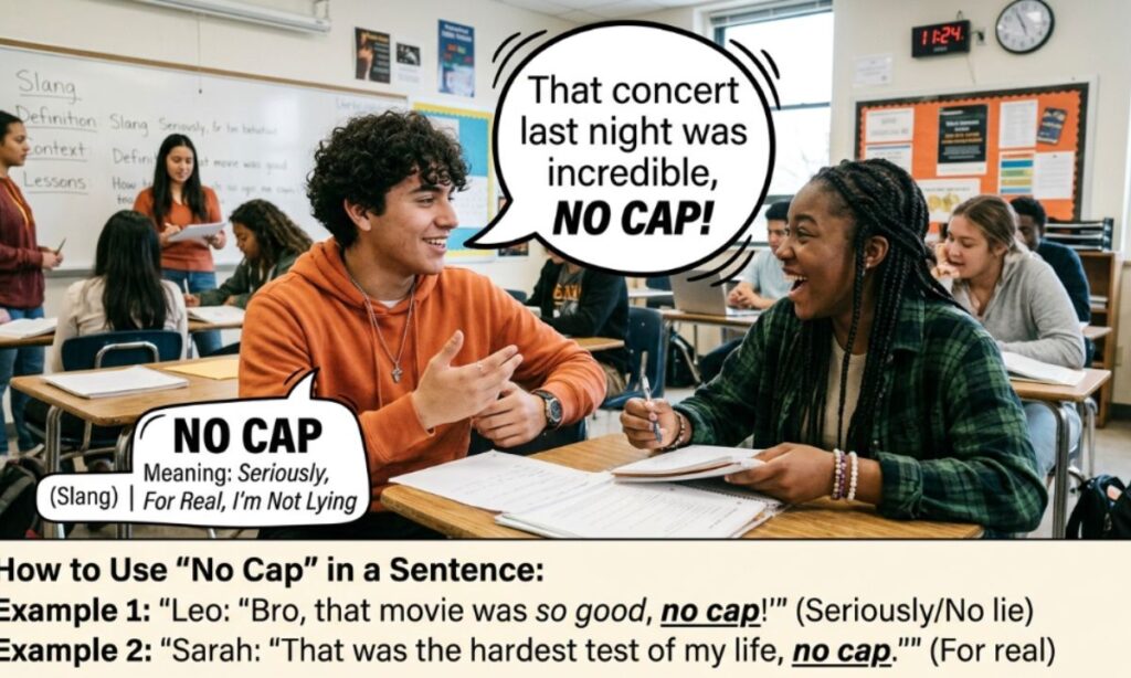 How to Use No Cap in a Sentence