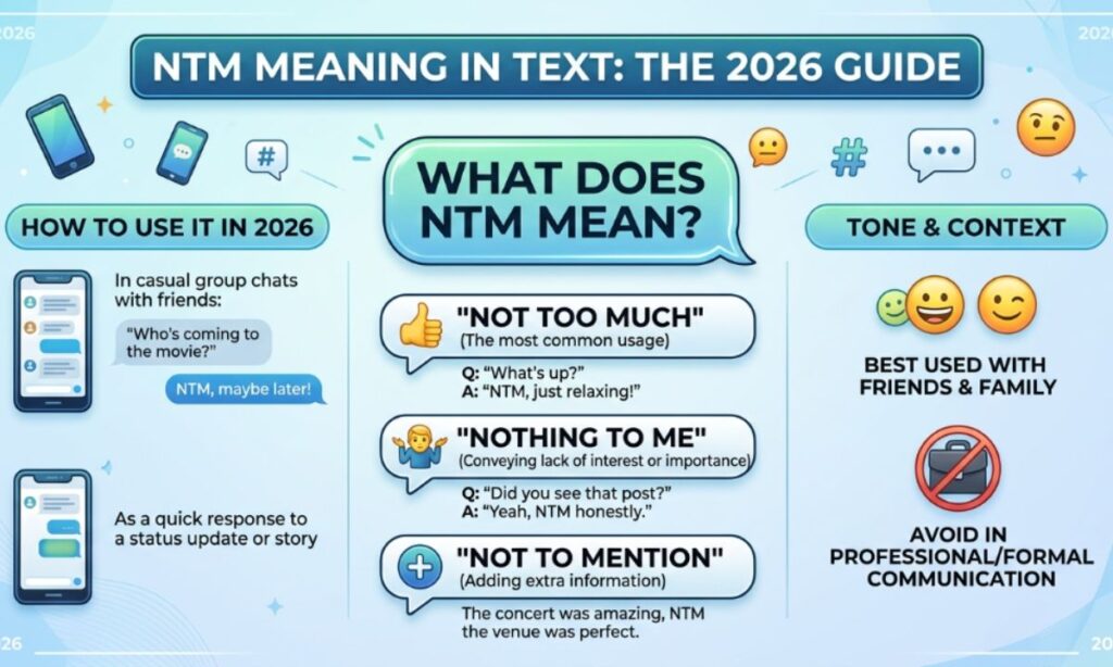 NTM Meaning in Text What It Really Means & How to Use It (2026 Guide)
