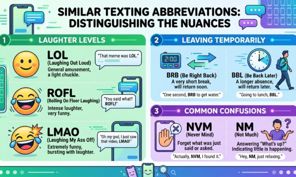 Similar Texting Abbreviations